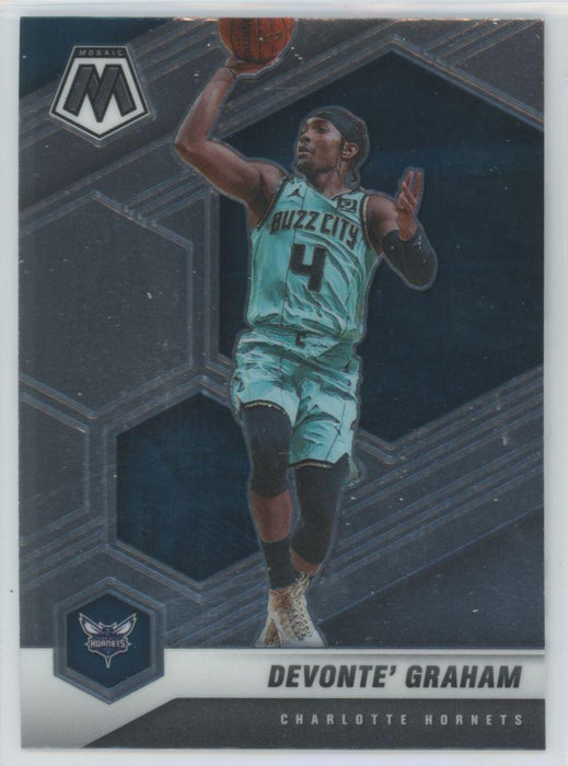 2020 Panini Mosaic Basketball # 196 Devonte' Graham Charlotte Hornets - Collectible Craze America