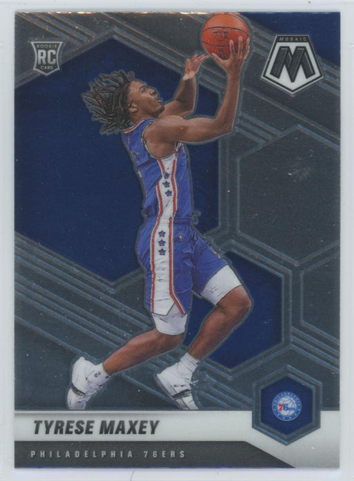 2020 Panini Mosaic Basketball # 203 Tyrese Maxey RC Philadelphia 76ers - Collectible Craze America