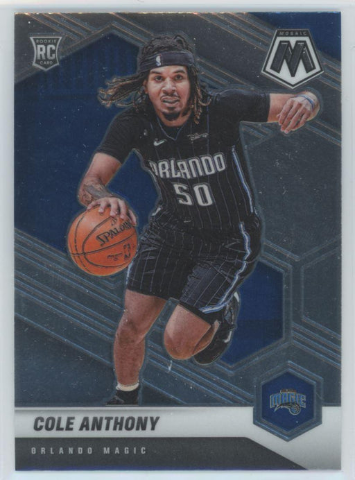 2020 Panini Mosaic Basketball # 207 Cole Anthony RC Orlando Magic - Collectible Craze America