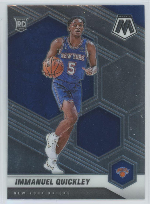 2020 Panini Mosaic Basketball # 208 Immanuel Quickley RC New York Knicks - Collectible Craze America