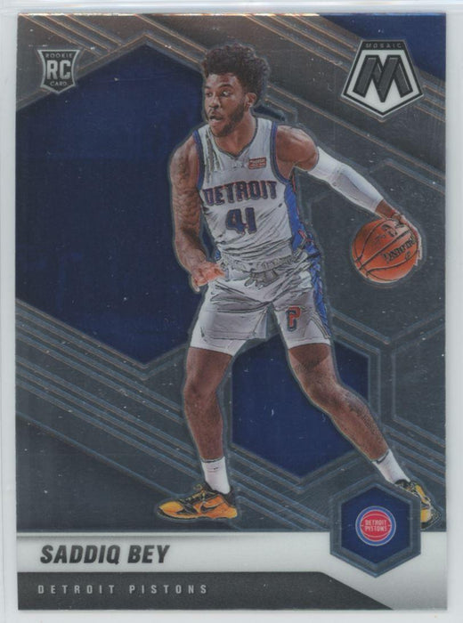 2020 Panini Mosaic Basketball # 209 Saddiq Bey RC Detroit Pistons - Collectible Craze America