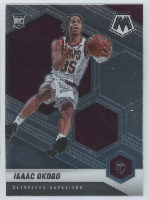 2020 Panini Mosaic Basketball # 212 Isaac Okoro RC Cleveland Cavaliers - Collectible Craze America