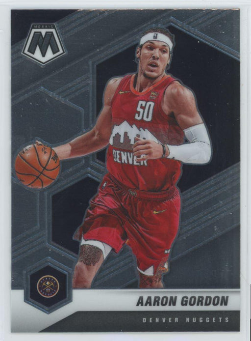 2020 Panini Mosaic Basketball # 22 Aaron Gordon Denver Nuggets - Collectible Craze America