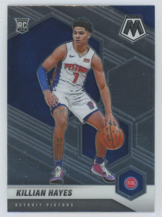 2020 Panini Mosaic Basketball # 222 Killian Hayes RC Detroit Pistons - Collectible Craze America