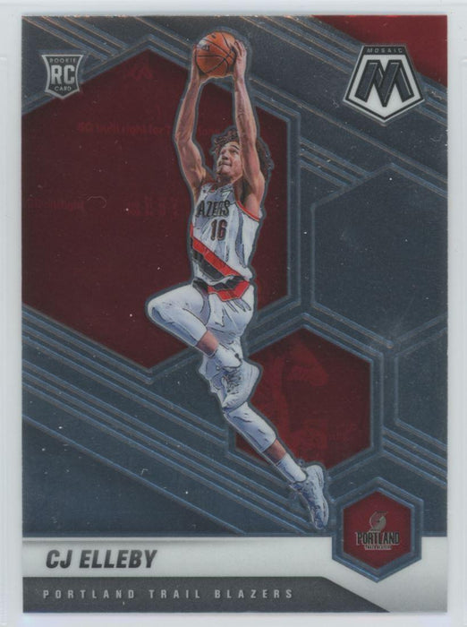 2020 Panini Mosaic Basketball # 232 CJ Elleby RC Portland Trail Blazers - Collectible Craze America