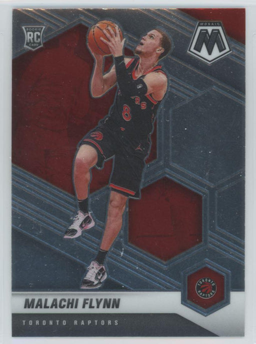 2020 Panini Mosaic Basketball # 236 Malachi Flynn RC Toronto Raptors - Collectible Craze America