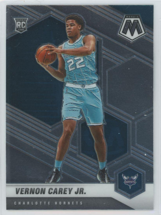 2020 Panini Mosaic Basketball # 242 Vernon Carey Jr. RC Charlotte Hornets - Collectible Craze America