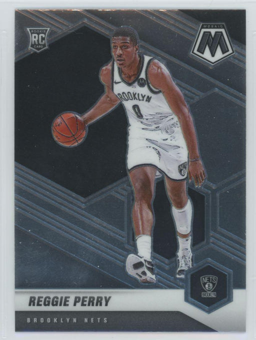 2020 Panini Mosaic Basketball # 244 Reggie Perry RC Brooklyn Nets - Collectible Craze America