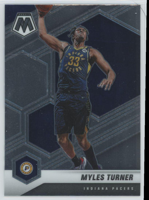 2020 Panini Mosaic Basketball # 25 Myles Turner Indiana Pacers - Collectible Craze America