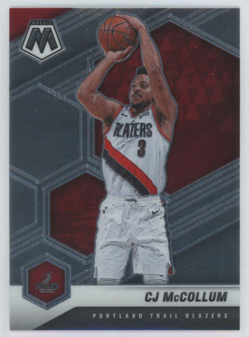 2020 Panini Mosaic Basketball # 30 CJ McCollum Portland Trail Blazers - Collectible Craze America