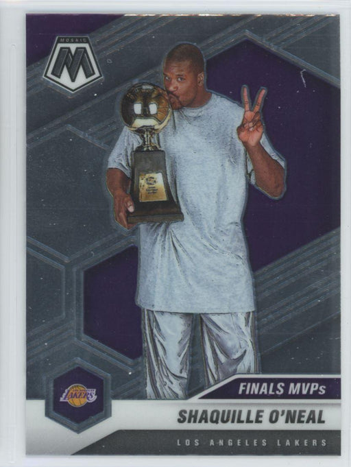 2020 Panini Mosaic Basketball # 300 Shaquille O'Neal Los Angeles Lakers - Collectible Craze America