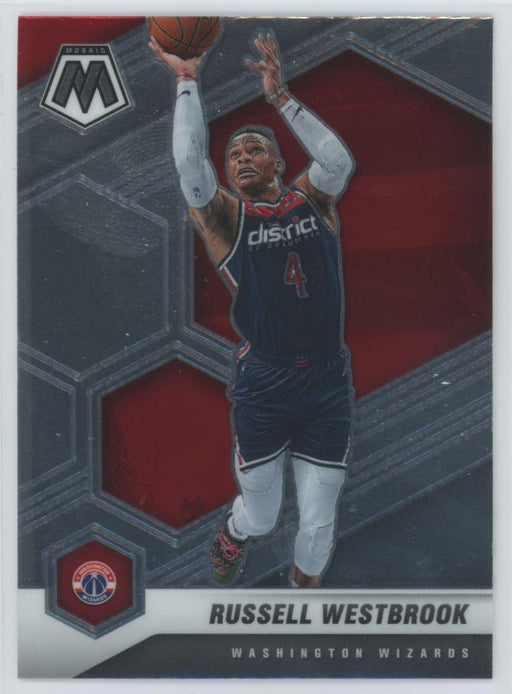 2020 Panini Mosaic Basketball # 39 Russell Westbrook Washington Wizards - Collectible Craze America