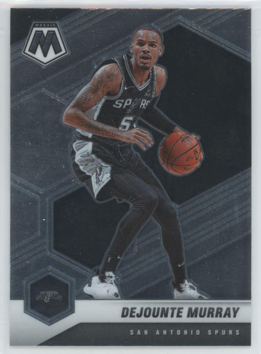 2020 Panini Mosaic Basketball # 46 Dejounte Murray San Antonio Spurs - Collectible Craze America