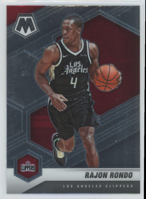 2020 Panini Mosaic Basketball # 61 Rajon Rondo Los Angeles Clippers - Collectible Craze America