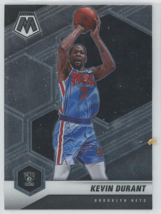 2020 Panini Mosaic Basketball # 7 Kevin Durant Brooklyn Nets - Collectible Craze America