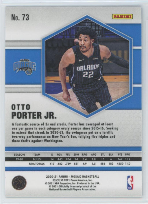 2020 Panini Mosaic Basketball # 73 Otto Porter Jr. Orlando Magic - Collectible Craze America