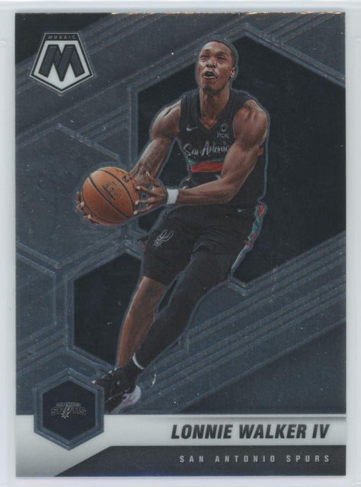 2020 Panini Mosaic Basketball # 79 Lonnie Walker IV San Antonio Spurs - Collectible Craze America