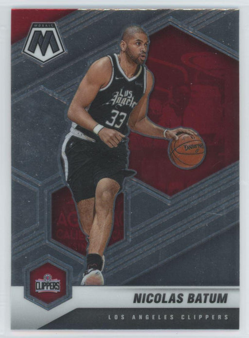 2020 Panini Mosaic Basketball # 82 Nicolas Batum Los Angeles Clippers - Collectible Craze America