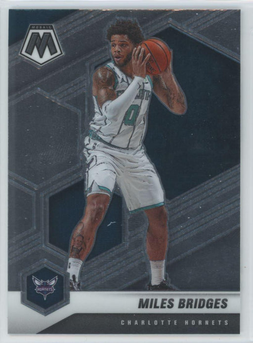 2020 Panini Mosaic Basketball # 90 Miles Bridges Charlotte Hornets - Collectible Craze America