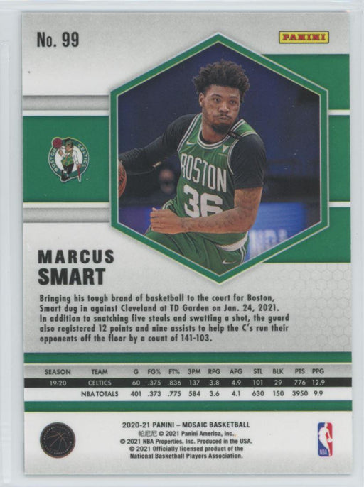 2020 Panini Mosaic Basketball # 99 Marcus Smart Boston Celtics - Collectible Craze America