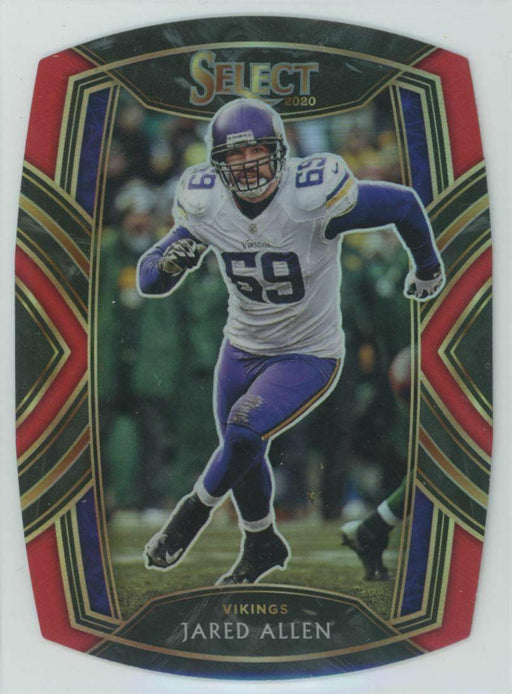 2020 Panini Select #213 Jared Allen Minnesota Vikings Red Prizm Die-Cut - Collectible Craze America