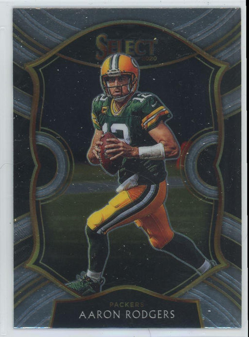 2020 Panini Select Football # 12 Aaron Rodgers Green Bay Packers - Collectible Craze America