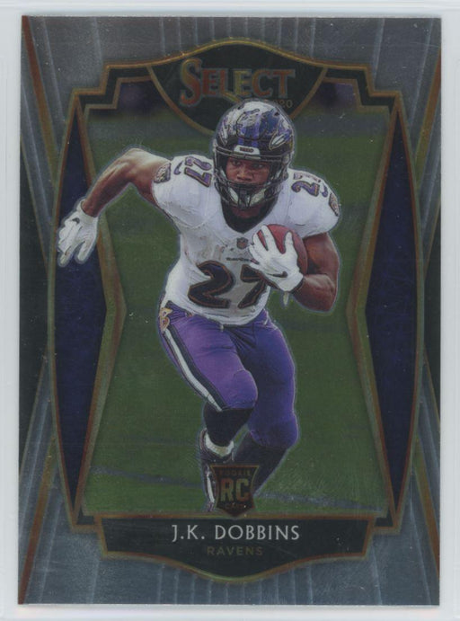 2020 Panini Select Football # 152 J.K. Dobbins RC Baltimore Ravens - Collectible Craze America