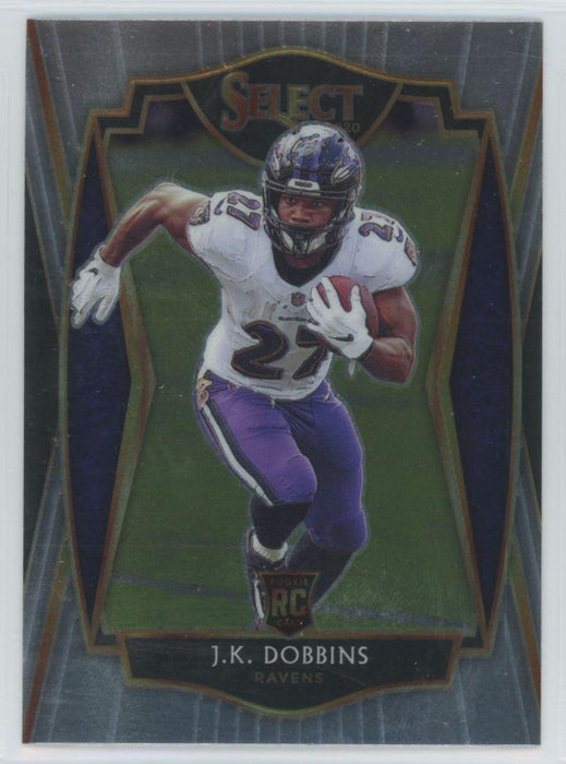 2020 Panini Select Football # 152 J.K. Dobbins RC Baltimore Ravens - Collectible Craze America