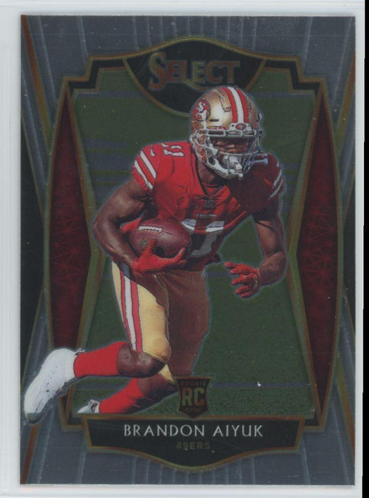 2020 Panini Select Football # 166 Brandon Aiyuk RC San Francisco 49ers - Collectible Craze America