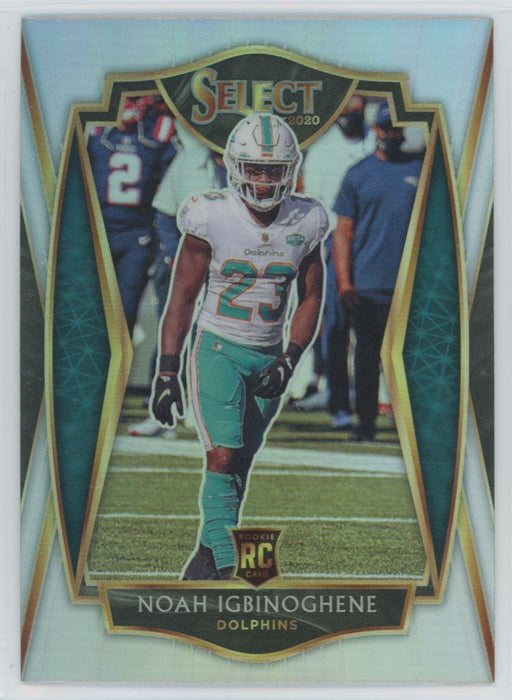 2020 Panini Select Football # 193 Noah Igbinoghene RC Silver Prizm Miami Dolphins - Collectible Craze America