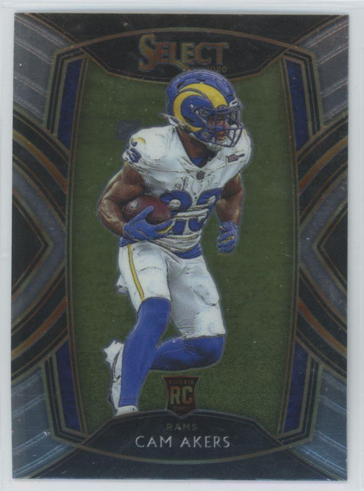 2020 Panini Select Football # 255 Cam Akers RC Los Angeles Rams - Collectible Craze America