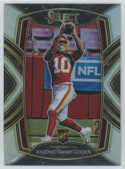 2020 Panini Select Football # 283 Antonio Gandy-Golden RC Silver Prizm Washington Football Team - Collectible Craze America