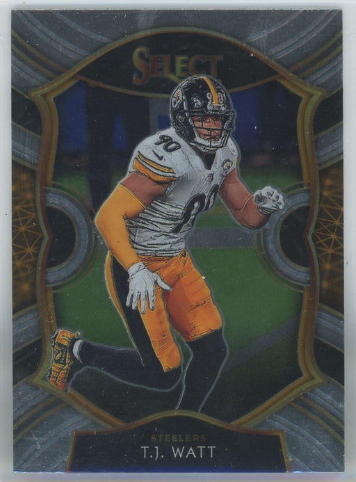 2020 Panini Select Football # 38 T.J. Watt Pittsburgh Steelers - Collectible Craze America