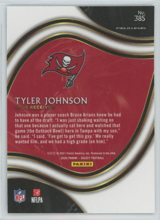 2020 Panini Select Football # 385 Tyler Johnson RC Tampa Bay Buccaneers - Collectible Craze America