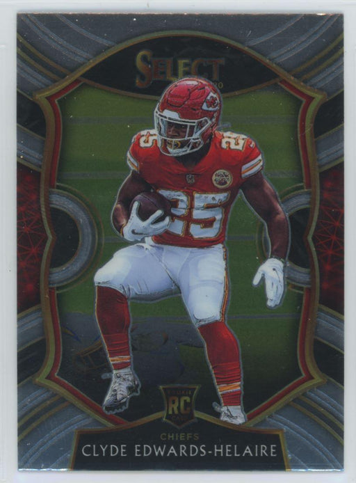 2020 Panini Select Football # 54 Clyde Edwards-Helaire RC Kansas City Chiefs - Collectible Craze America