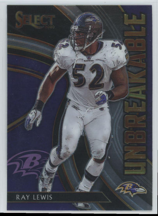 2020 Panini Select Football # U14 Ray Lewis Insert Baltimore Ravens - Collectible Craze America