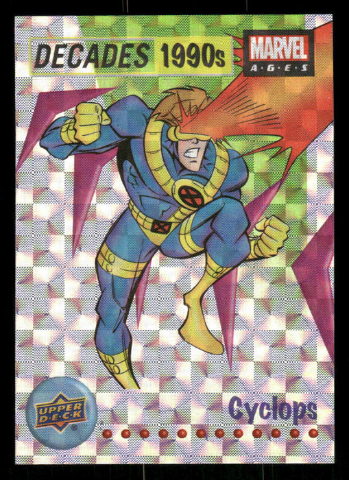 Cyclops 2020 Upper Deck Marvel Ages Decades 1990s Front of Card