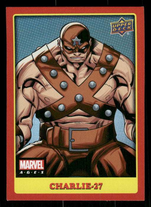 Charlie-27 2020 Upper Deck Marvel Ages Premium Foil High Series Front of Card