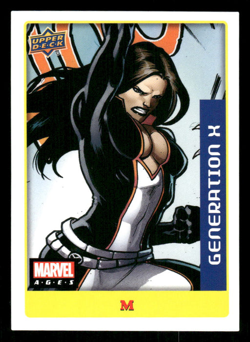 M 2020 Upper Deck Marvel Ages Premium Stickers Front of Card