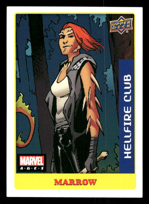 Marrow 2020 Upper Deck Marvel Ages Premium Stickers Front of Card