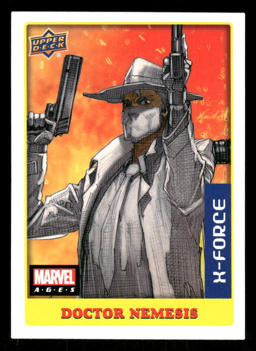 Doctor Nemesis 2020 Upper Deck Marvel Ages Premium Stickers Front of Card