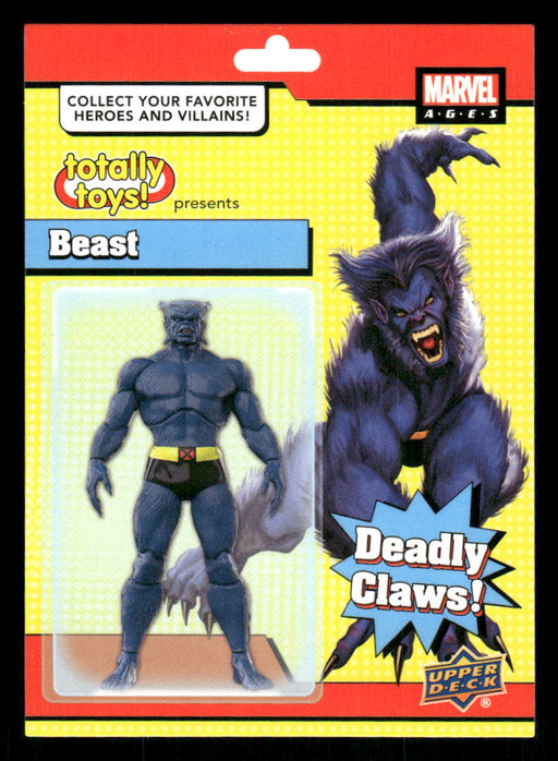 Beast 2020 Upper Deck Marvel Ages Totally Toys Front of Card