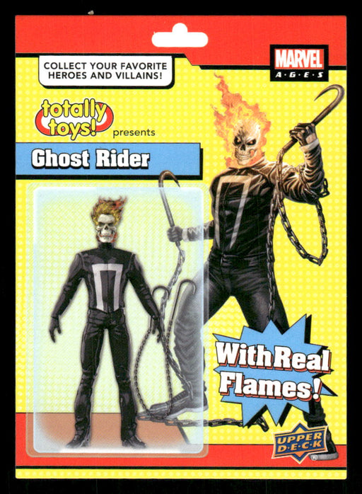 Ghost Rider 2020 Upper Deck Marvel Ages Totally Toys Front of Card