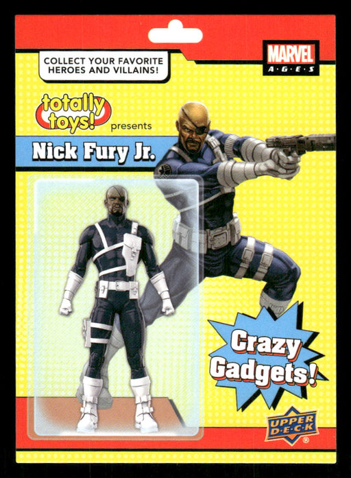 Nick Fury 2020 Upper Deck Marvel Ages Totally Toys Front of Card