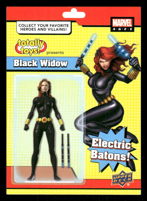 Black Widow 2020 Upper Deck Marvel Ages Totally Toys Front of Card