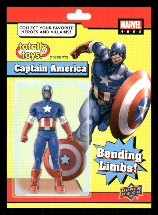 Captain America 2020 Upper Deck Marvel Ages Totally Toys Front of Card