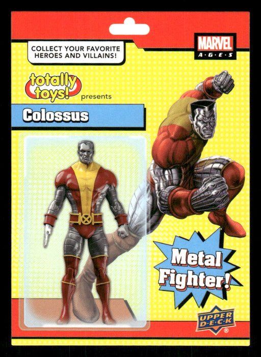 Colossus 2020 Upper Deck Marvel Ages Totally Toys Front of Card