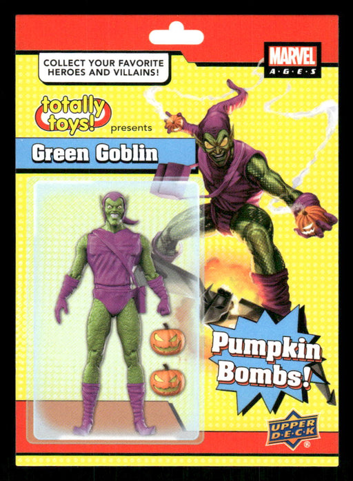 Green Goblin 2020 Upper Deck Marvel Ages Totally Toys Front of Card