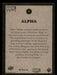 Alpha 2020 Upper Deck Marvel Ages Base Back of Card