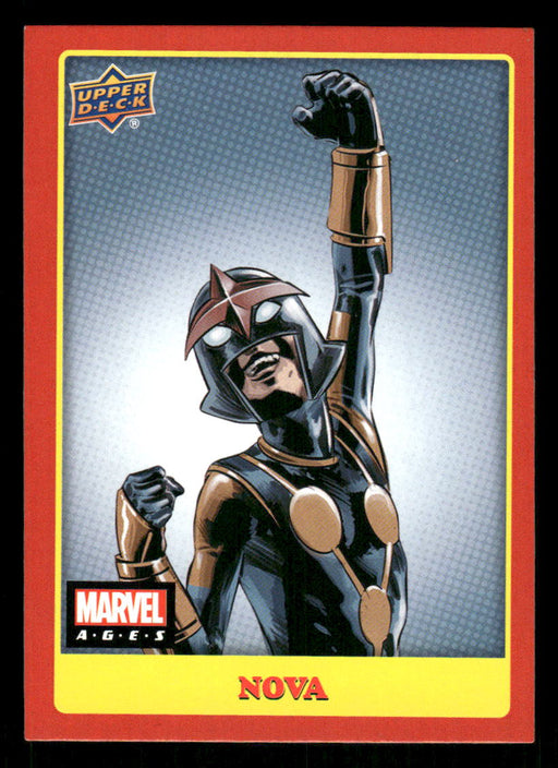 Nova 2020 Upper Deck Marvel Ages Base Front of Card